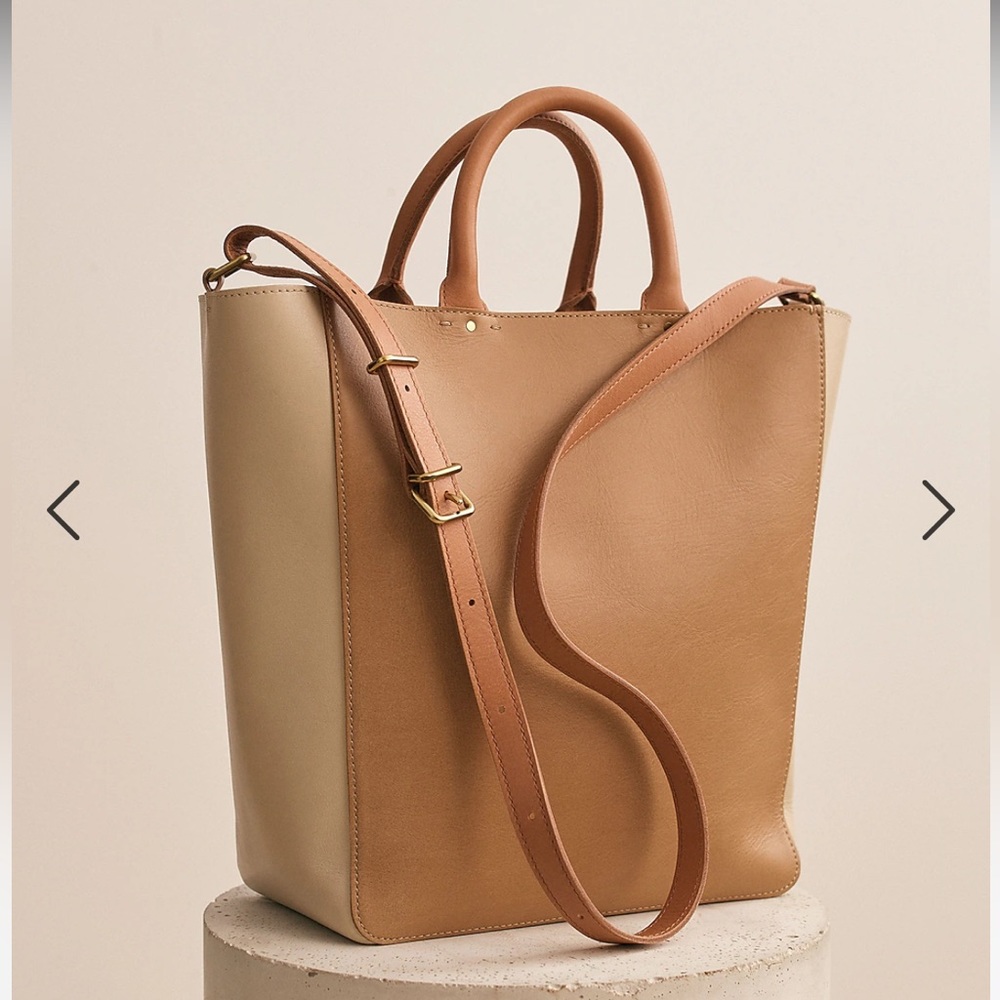 Madewell The Abroad Tote Bag: Colorblock Edition
